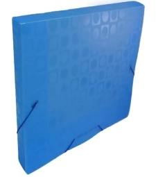 Imagem de capa de Pasta Pp Oficio 55mm Top Azul Pacote Com 10un - Dac - 305az