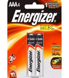 Imagem de capa de Pilha Alcalina Palito Aaa Pacote Com 2 Un - Energizer Max - 36736
