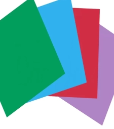 Placa Eva Lisa Colorida - Pacote Com 10 Unid - Evarte