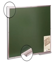 Imagem Quadro Verde 90x60 Moldura Em AlumÍnio Popular - Cortiarte - Pa001423 de Encopel