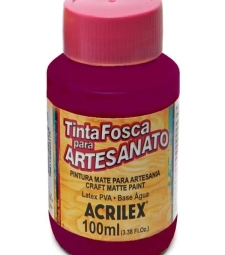 Tinta Pva Fosca Para Artesanato 100ml Magenta - Acrilex 549
