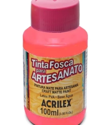 Tinta Pva Fosca Para Artesanato 100ml Rosa ChÁ - Acrilex 567