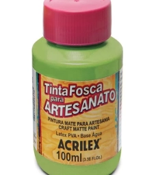 Imagem de capa de Tinta Pva Fosca Para Artesanato 100ml Verde Pistache - Acrilex 570