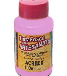 Imagem Tinta Pva Fosca Para Artesanato 100ml Rosa Ciclame - Acrilex 581 de Encopel