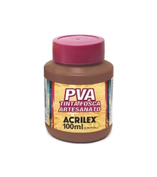Imagem de capa de Tinta Pva Fosca Para Artesanato 100ml Chocolate - Acrilex - 814