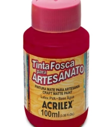Imagem Tinta Pva Fosca Para Artesanato 100ml Cereja - Acrilex 826 de Encopel