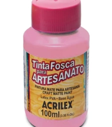Imagem de capa de Tinta Pva Fosca Para Artesanato 100ml Rosa Antigo - Acrilex 828