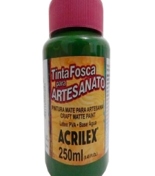 Imagem de capa de Tinta Pva Fosca Para Artesanato 250ml Verde Musgo - Acrilex 513
