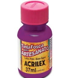 Tinta Pva Fosca Para Artesanato 37ml Violeta - Acrilex 516