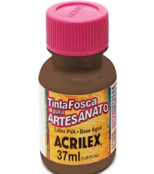 Imagem de capa de Tinta Pva Fosca Para Artesanato 37ml Chocolate - Acrilex 814