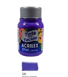 Imagem de capa de Tinta Para Tecido Fosca 37ml Violeta Cobalto - Acrilex 540