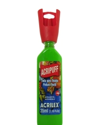 Tinta Para Tecido Acripuff 35ml Verde Abacate - Acrilex 572