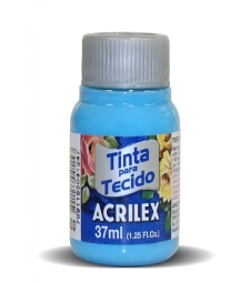 Imagem de capa de Tinta Para Tecido Fosca 37ml Azul Celeste - Acrilex 503