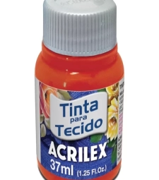 TINTA PARA TECIDO FOSCA 37ML VERMELHO FOGO - ACRILEX 507