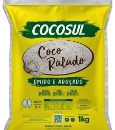 Imagem Coco Flocos Umido Adocado 01 Kg(5-10) de Distripan