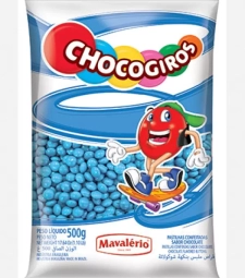 Imagem Mini Pastilha Confeitada Choco Azul 300 Grs(6-12) de Distripan