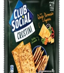Imagem Bisc. Salg. Club Social 30 X 80g Crostini Queijo Vegetal de Estrela Atacado