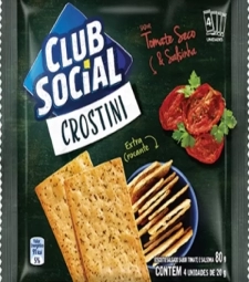 Imagem Bisc. Salg. Club Social 30 X 80g Crostini Tomate Seco* de Mercadinho