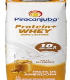 Imagem Bebida Lactea Piracanjuba Pro+whey Zl 12x1l Amendoim de Estrela Atacado