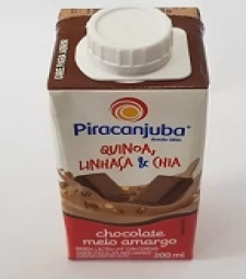 Imagem Bebida Lactea Piracanjuba Qlc 24 X 200ml Chocolate Meio Amargo de Estrela Atacado