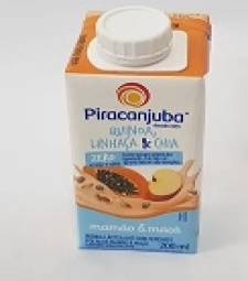 Imagem Bebida Lactea Piracanjuba Qlc 24 X 200ml Mamao E Maca Z. Acucar de Estrela Atacado