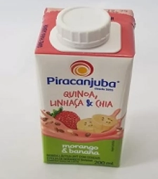 Imagem Bebida Lactea Piracanjuba Qlc 24 X 200ml Morango E Banana de Estrela Atacado