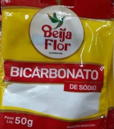 (BLOQ)BICARBONATO DE SODIO BEIJA FLOR 15 X 50G