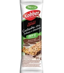 Imagem de capa de Barra De Cereal Kobber 12 X 20g Castanha Chia Linhaca