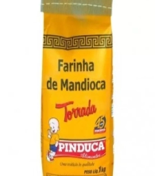 Imagem Farinha Mandioca Pinduca Torrada 10 X 1kg de Estrela Atacado