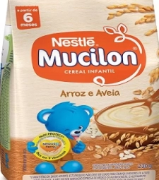 Imagem Mucilon Nestle 230g Arroz E Aveia Sachet de Estrela Atacado