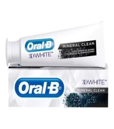 Imagem M. Creme Dental Oral B 102g 3d White Mineral Clean de Estrela Atacado