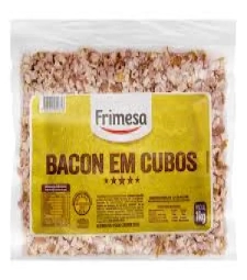Imagem Bacon Frimesa 10 X 1kg Cubos de Estrela Atacado