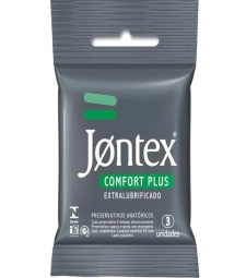 Imagem Preservativo Jontex 12 X 3unid Extra Lubrificante de Estrela Atacado