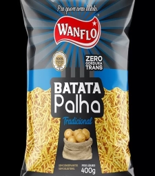 Imagem (bloq)batata Palha Wanflo 15 X 400g Original de Estrela Atacado