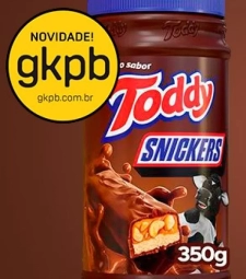 Imagem Achocolatado Po Toddy 24 X 350g Snickers de Mercadinho