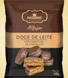 Imagem Alfajor Nobre Chocolate 12 X 48g Doce De Leite de Estrela Atacado