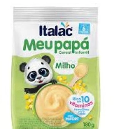 Imagem Alimento Cereal Infantil Italac 12 X 180g Milho de Mercadinho