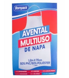 Imagem de capa de Avental Bompack 1,2 X 70cm Napa Branco Un