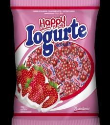 Imagem de capa de Bala Boavistense 600g Happy Iogurte