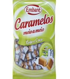 Imagem Bala Embare Caramelo 660g Leite E Coco de Estrela Atacado