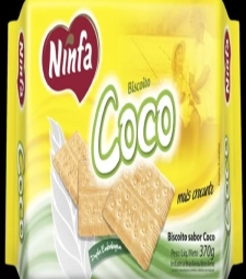 Imagem Bisc. Ninfa 20 X 370g Coco  de Estrela Atacado