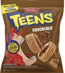 Imagem Bisc. Marilan Teens Snack 8 X 30g Chocolate de Estrela Atacado
