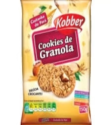 Imagem Bisc. Cookies Granola Kobber 20 X 150g Castanha Para de Estrela Atacado