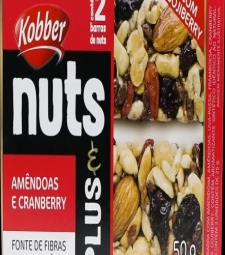 Imagem Barra De Cereal Nuts Kobber 50g Cranberry de Estrela Atacado