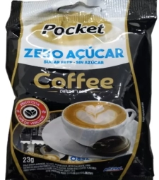 Imagem Bala Pocket 40 X 23g Cafe Zero Acucar de Estrela Atacado