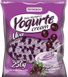 Imagem Bala Pietrobon 250g Yogurte Cream Uva  de Estrela Atacado