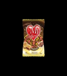 Imagem Bala My Toffee Riclan Leite Recheio Chocolate 90g de Estrela Atacado