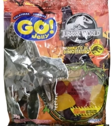 Imagem Bala Gelatina Go Jelly 12 X 70g Jurassic World Sortido de Estrela Atacado