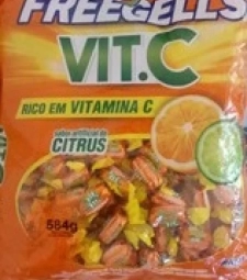 Imagem Bala Freegells 584g Vitamina C de Mercadinho