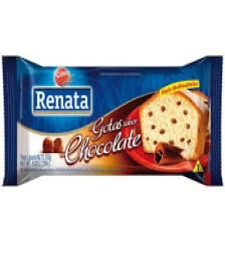 BOLO RENATA 12 X 250G GOTAS CHOCOLATE